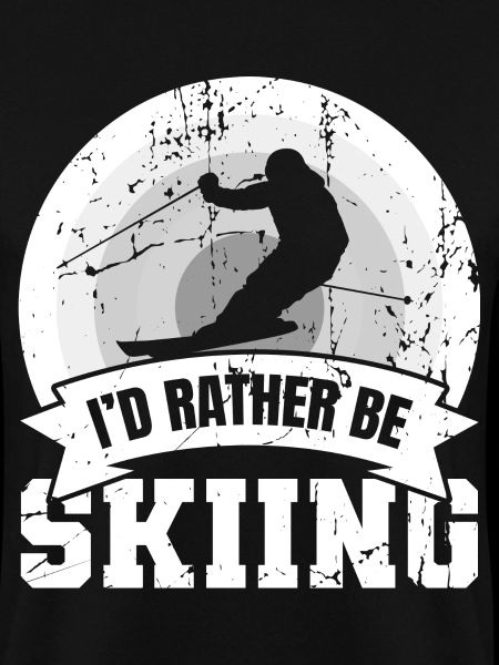 Lustiger Skifahrer Spruch