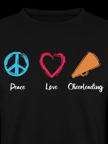 Frieden Liebe Cheerleading