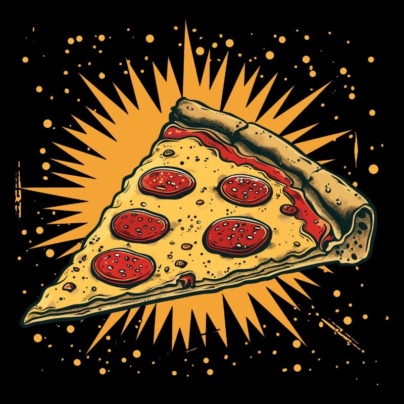 Pizzastück Grafik