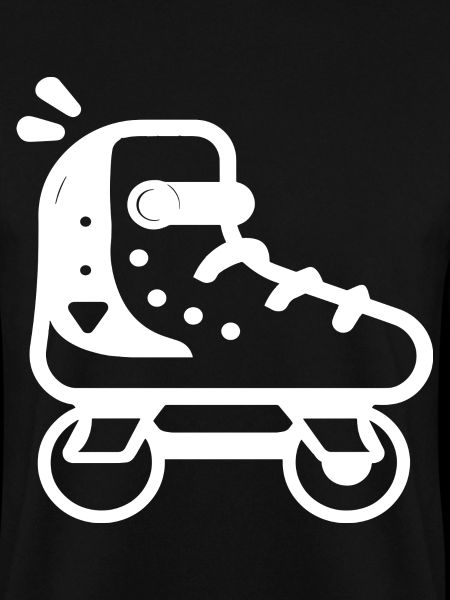 Rollschuhe Cartoon Stil