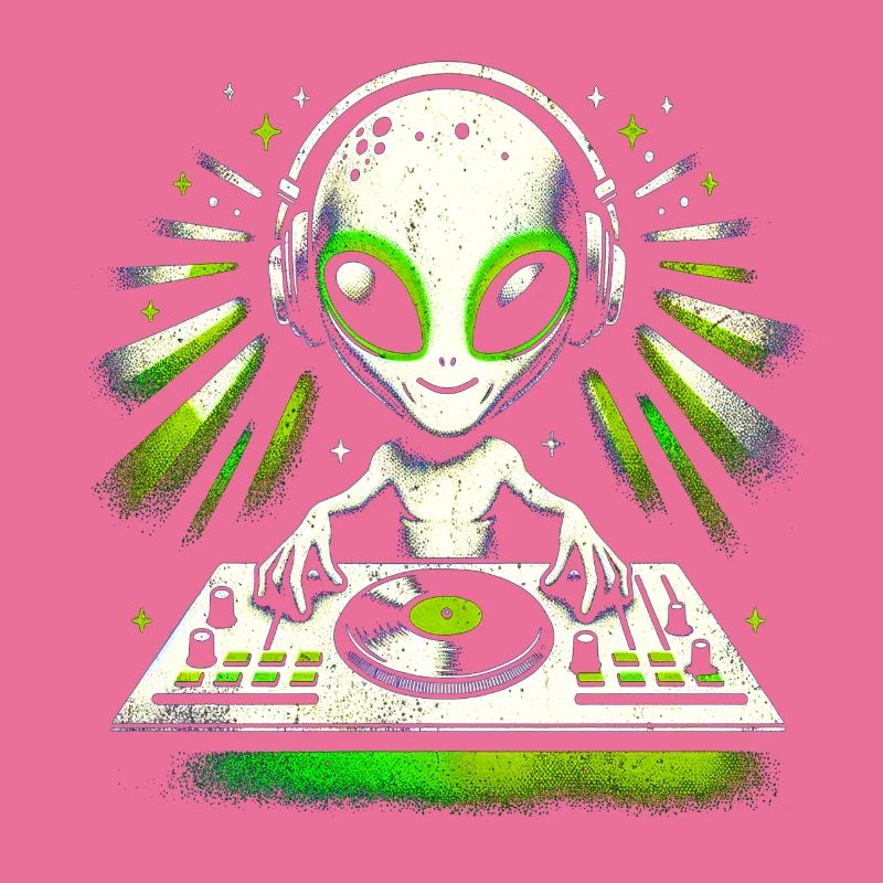 Alien DJ Vibes – Conception de rythmes verts cosmiques