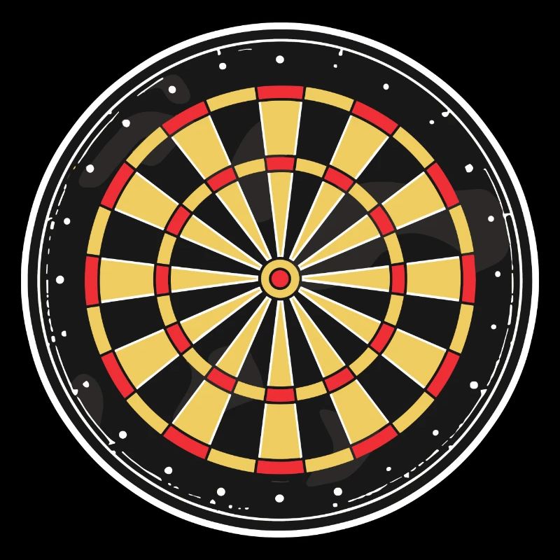 Graphique du jeu de fléchettes