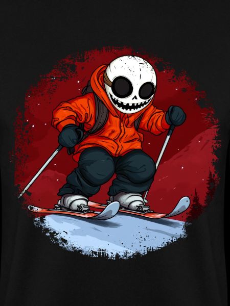 Skifahrer Totenkopf