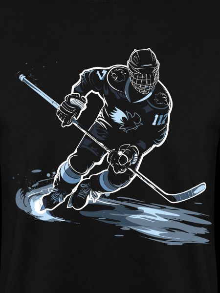 Eishockeyspieler Zeichnung