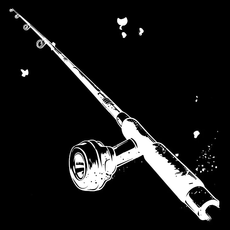 Dessin de canne à pêche