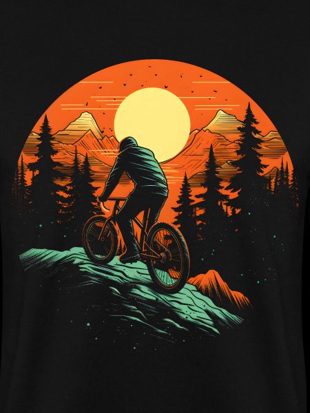 Mountainbiking Illustration