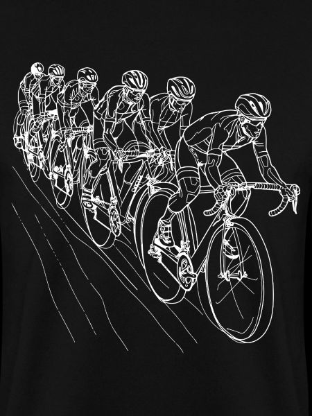 Radfahrer Line Art
