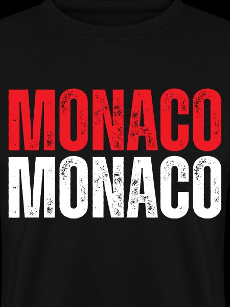 Monaco-Flagge, monegassischer Stolz
