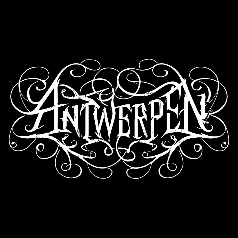 Anvers Heavy Metal Headbanger Typographie