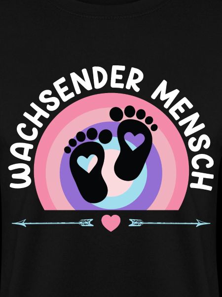 Werdende Mutter WACHSENDER MENSCH Lustig