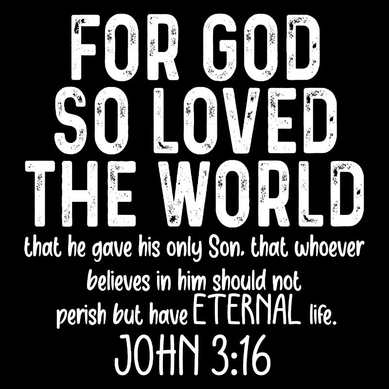 Pour Dieu Aime Le Monde John 3:16