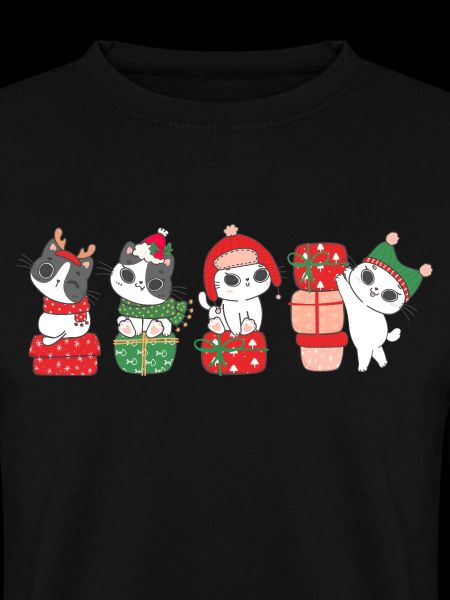 cat in christmas