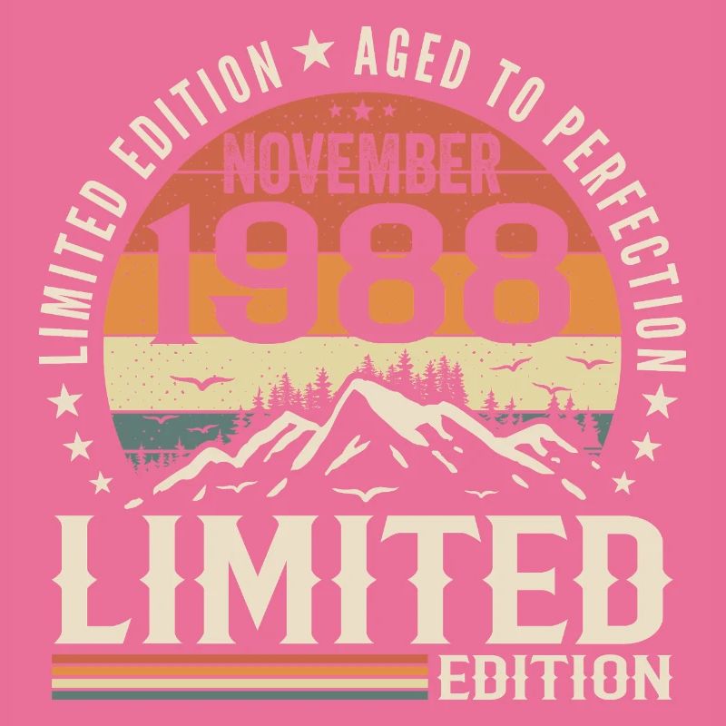 November 1988 Einzigartiger Retro-Geburtstag