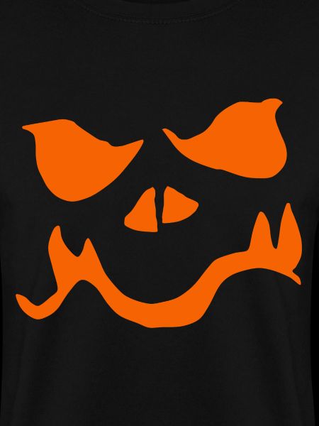 Minimalistisches Kürbisgesicht Halloween