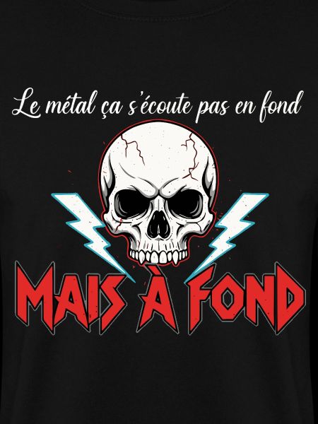 Metal music at full blast