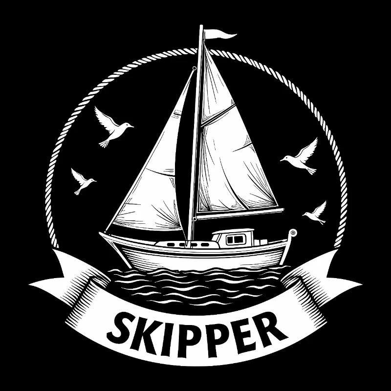 Skipper Sailboat Maritime Captain