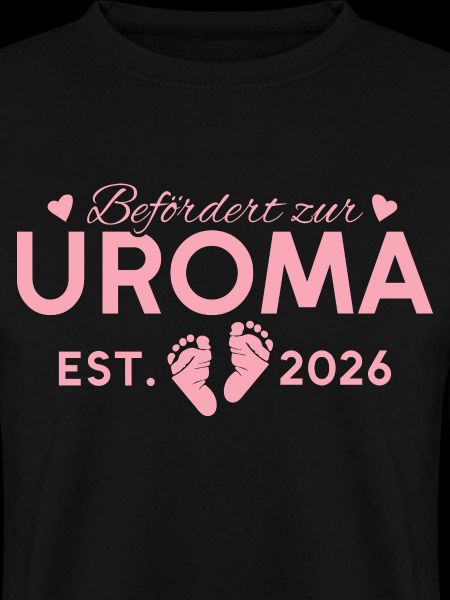 Befördert zur Uroma 2026 Urgroßmutter