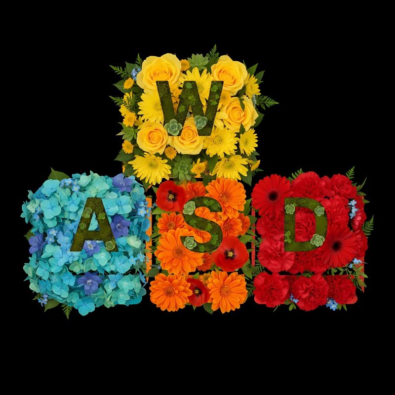 WASD Gaming Gamer Mignon Cadeau mignon