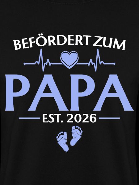 Befördert zum Papa 2026 Babyparty