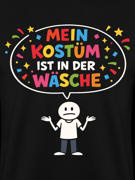 Kostümersatz Karneval Fasching Lustiger Spruch