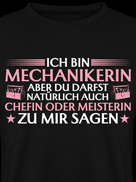 Handwerkerin Chefin oder Meisterin - Mechanikerin