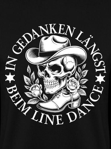 Skelett im Line Dance Stil