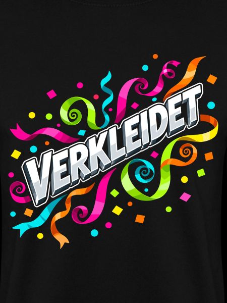 Verkleidet Konfetti Luftschlangen Karneval 