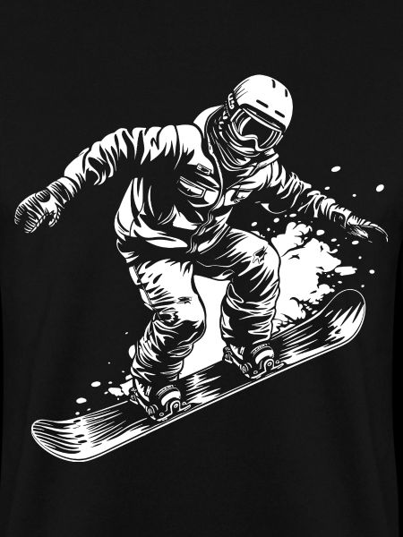 Snowboarder Zeichnung