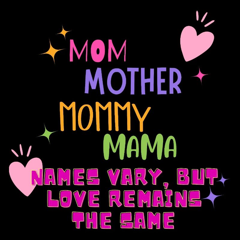 Süße Mama-Namen Vary Love Remains Muttertagsgeschenk