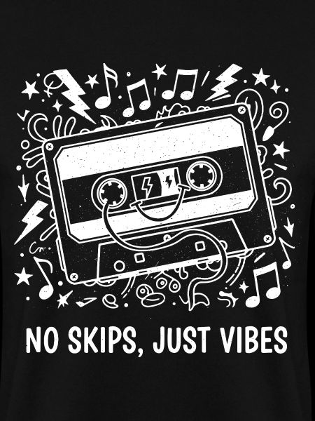 No Skips Just Vibes Kassette