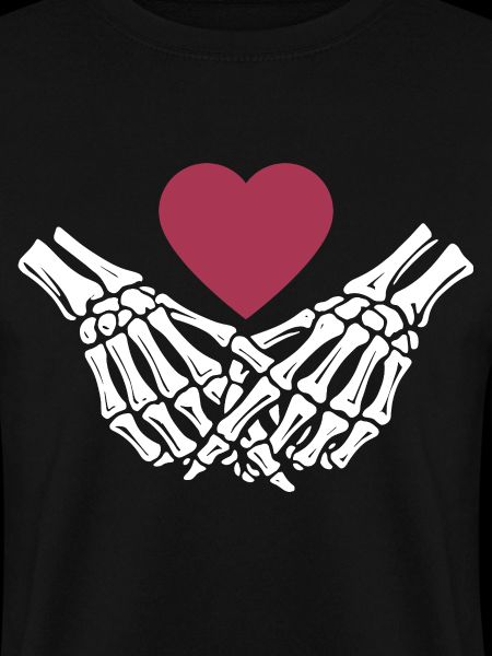  ewige Liebe | Knochenhände | Skelett | Herz