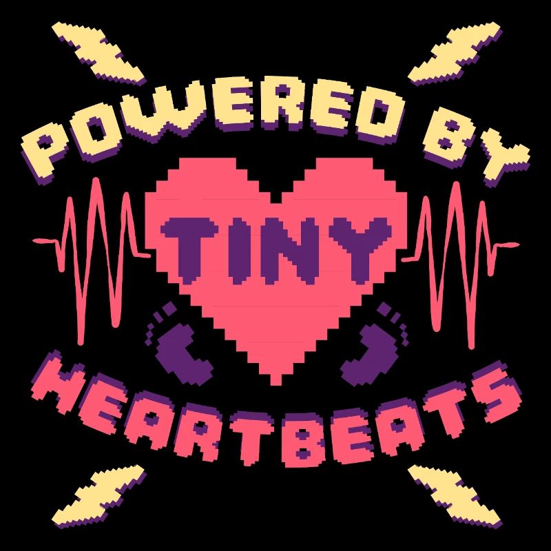 NICU Krankenschwester Powered By Tiny Heartbeats