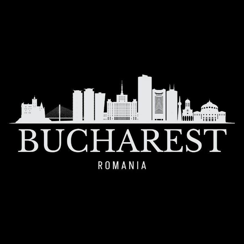 Bukarest Skyline, Bukarest, Rumänien