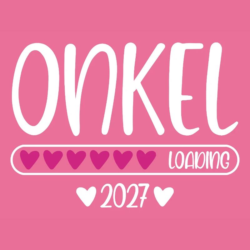 Onkel 2027 loading mit Herzchen Ladebalken