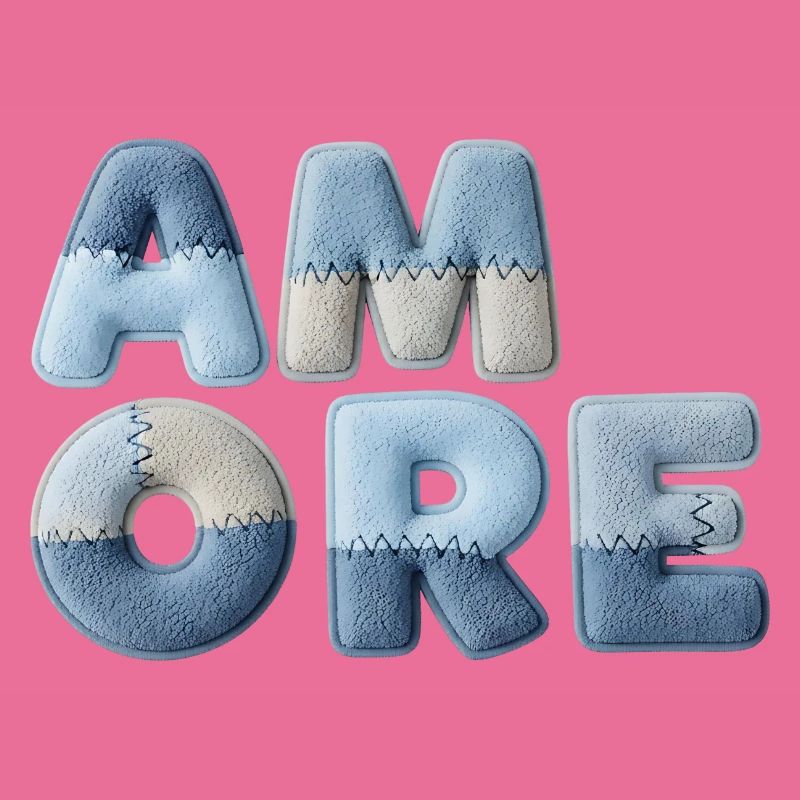 Patchwork Amore romantic gift for partner