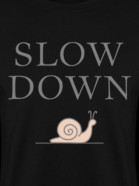 Slow Down Snail Deceleration Mindfulness