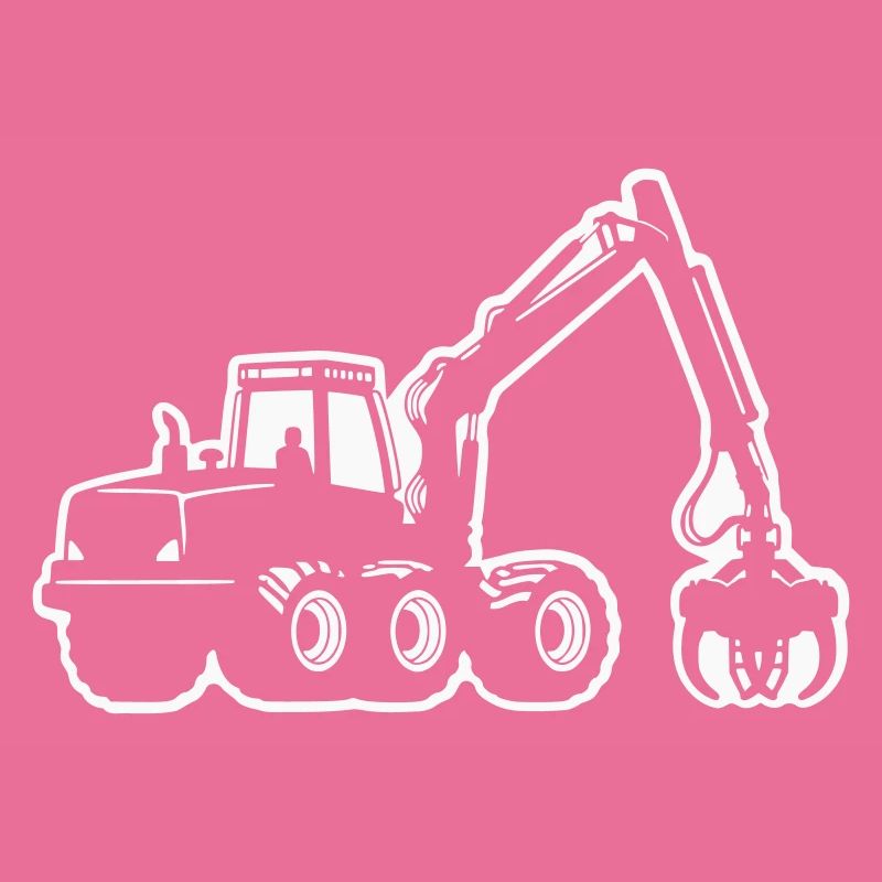 Silhouette de moissonneuse