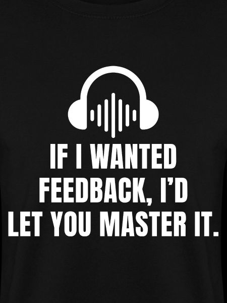 Lustiger Toningenieur Audiophiler Mix & Master
