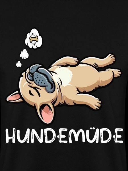 Hundemüde Französische Bulldogge Frenchie Frenchie