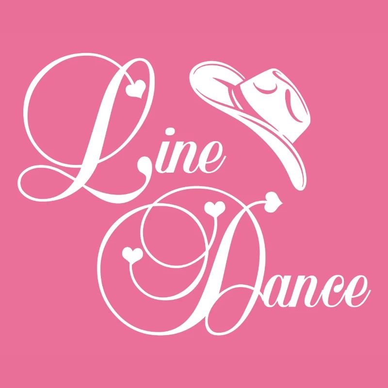 Line Dance Script Logo