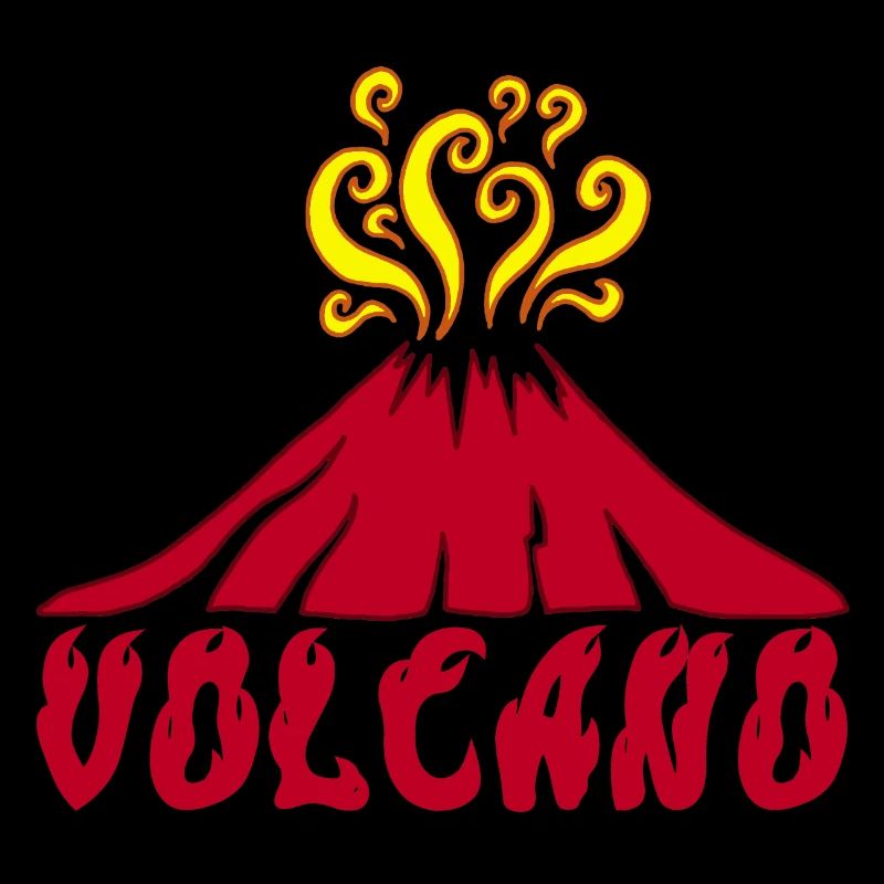 Volcan en éruption