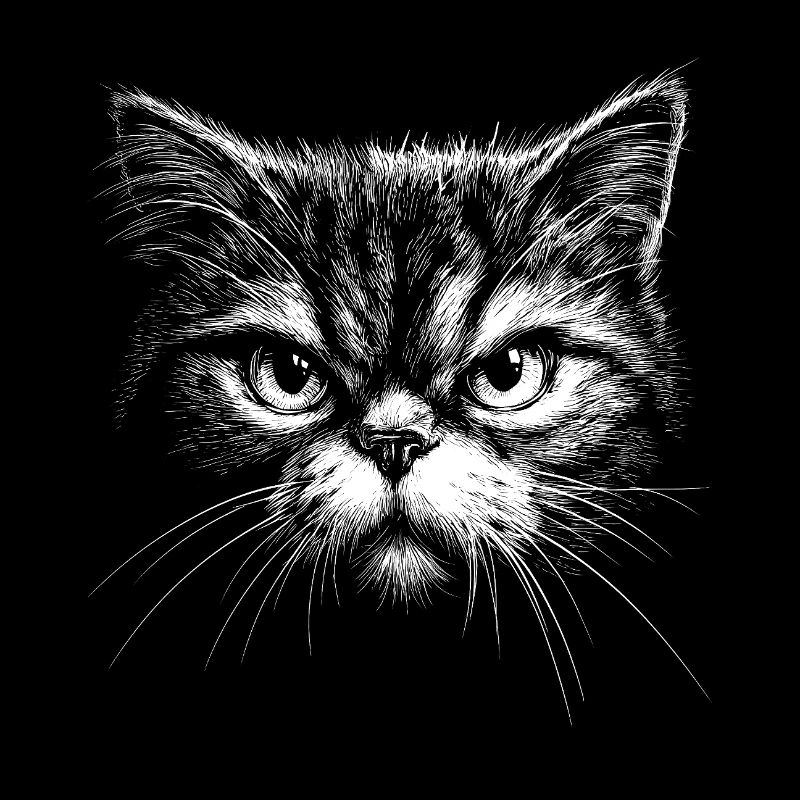 Evil Cat – Böse Katze Horror Motiv