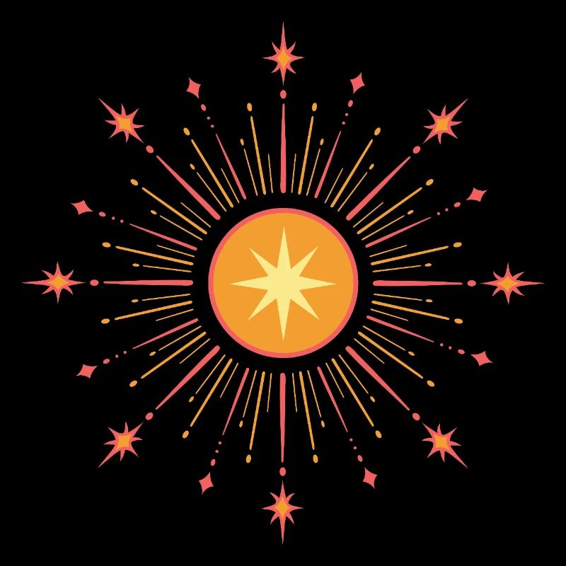 Étoile du solstice d’été – Symbole du soleil de Litha