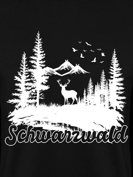 Schwarzwald Hirsch Natur Wander Motiv