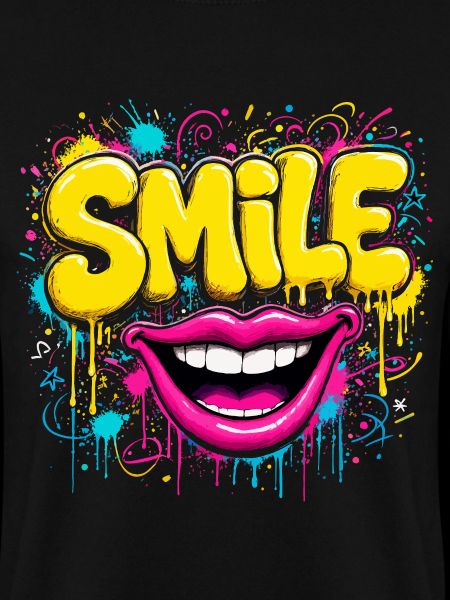 Vibrant Graffiti Smile