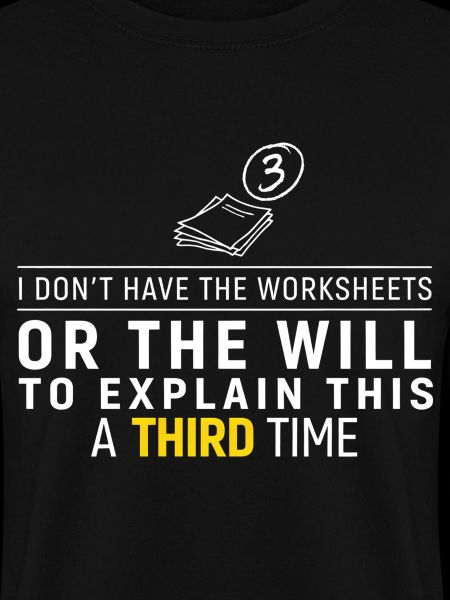 Drittes Mal Kein Arbeitsblatt-Tee