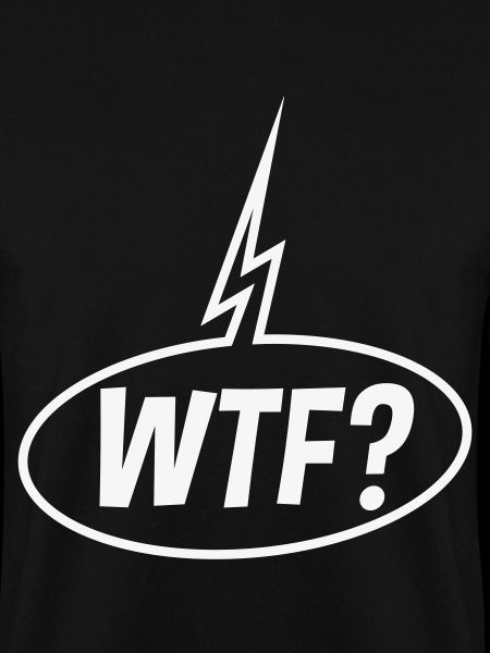 WTF Sprechblase (Fragezeichen / White)