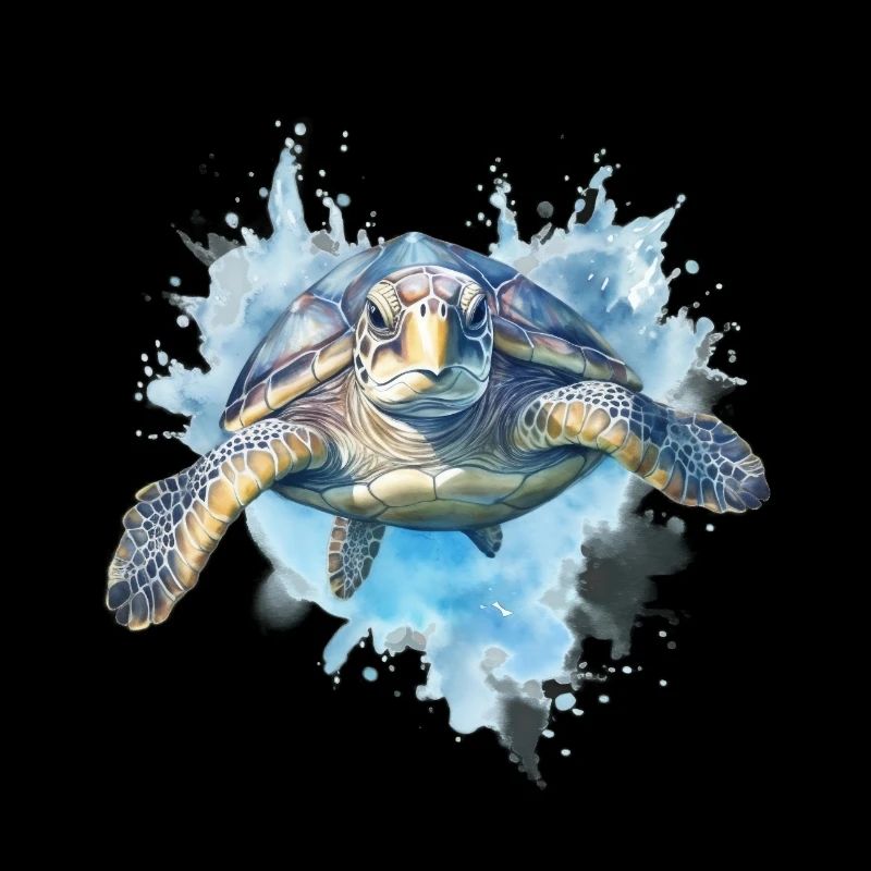 Tortue bleue
