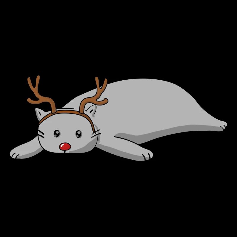 Chat Costume de Renne Noël