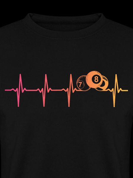 8 Ball Billiards Sunset Heartbeat